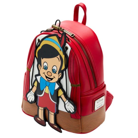 Loungefly Disney Pinocchio Marionette Mini Backpack and Wallet main image 12